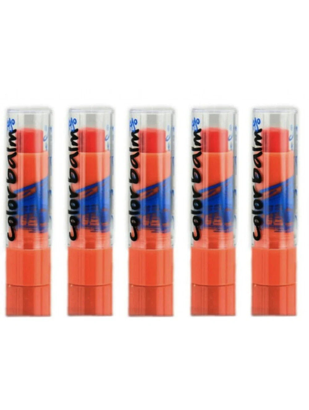 Lot of 5: NEW LA L. A. Girl Lip Gloss Color Balm in 794 Tokyo-Orange (Sealed)
